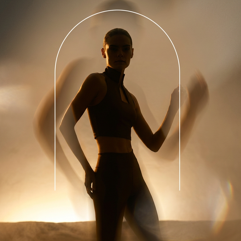 The Noble - Structured High Neck Crop Top