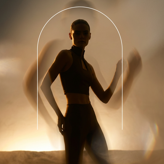 The Noble - Structured High Neck Crop Top